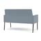 Lesro Mystic Lounge Reception Loveseat, Black, RS Rain Song Back, MD Titan Seat, RS Rain Song Arm Panels ML1501 - alternate 2